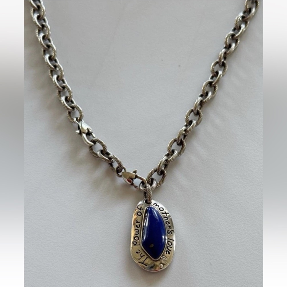The Power of a Mother's Love Blue Pendant Necklace by Brighton